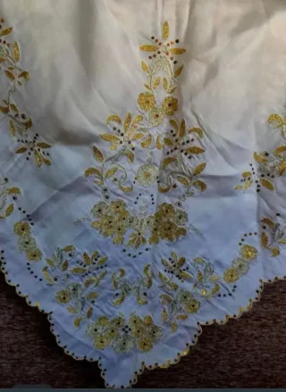 Manteletas de Fallera de seda.