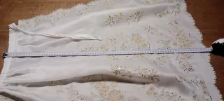 Manteletas de Fallera de seda.