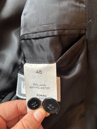 Traje de chaqué negro