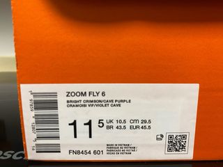 Nike Zoom Fly 6 Zapatillas Running Naranja/Verde