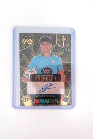 Carta Javi Rodríguez Autógrafo Premium Adrenalyn