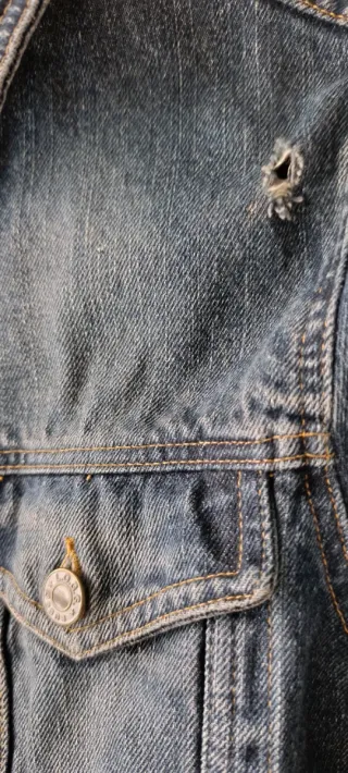 Cazadora vaquera azul