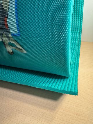 Esterilla verde para yoga/ejercicio