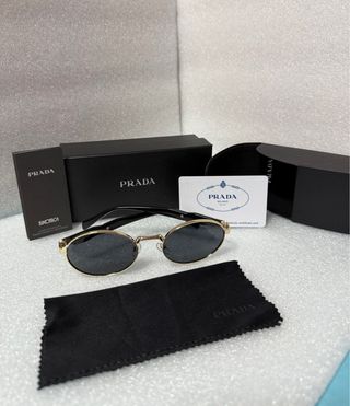 Gafas de Sol Prada Mujer Hombre Dorado Negro