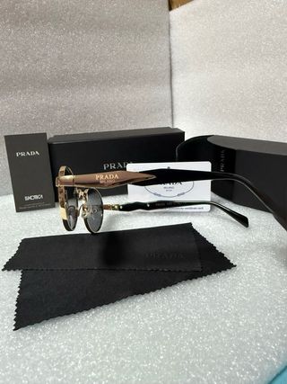 Gafas de Sol Prada Mujer Hombre Dorado Negro