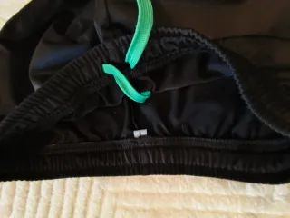 Chándal mujer negro y turquesa T.S