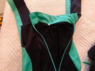 Chándal mujer negro y turquesa T.S