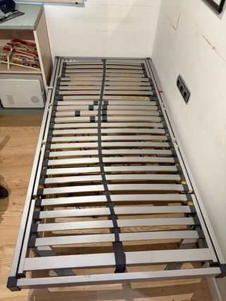 Somier eléctrico articulado 90x190 con mando