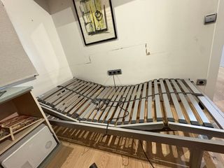 Somier eléctrico articulado 90x190 con mando