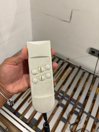 Somier eléctrico articulado 90x190 con mando