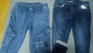Ropa de niño (Lote)  Pantalones vaqueros y deporti