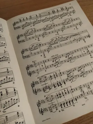 Antigua partitura Chopin Scherzo F moll-Phantasie