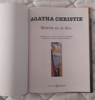 Comic - "Muerte en el Nilo" de Aghata Christie.