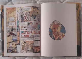 Comic - "Muerte en el Nilo" de Aghata Christie.