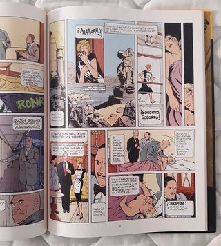 Comic - "Muerte en el Nilo" de Aghata Christie.