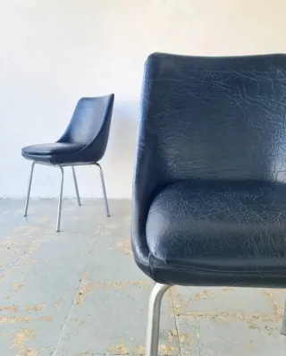 2 sillas Mobilplast. Vintage, 70s.