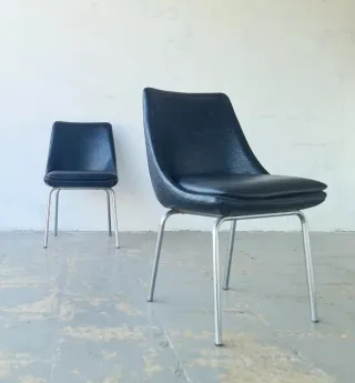 2 sillas Mobilplast. Vintage, 70s.