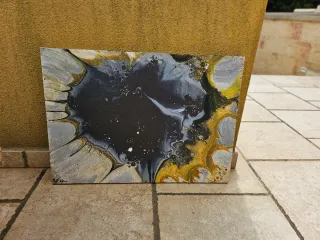 Quadro astratto moderno acrilico su tela