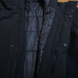 Calliope Parka Cappuccio Giacca Giubbotto Nero XXL