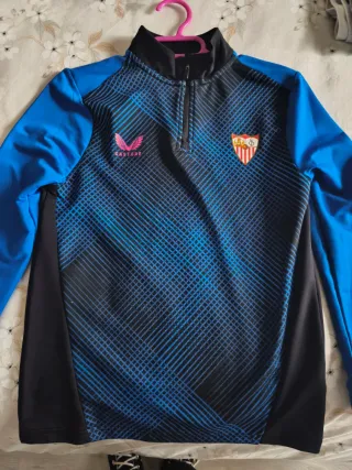 Sudadera Sevilla FC Castore Roja y Azul