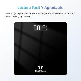 Bilancia da bagno digitale con display LED, Bilancia