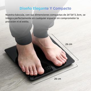 Bilancia da bagno digitale con display LED, Bilancia