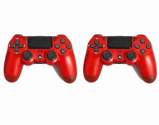 Due controller PS4 rossi nuovi in vendita