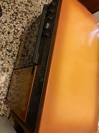 Cocina a gas color cobre