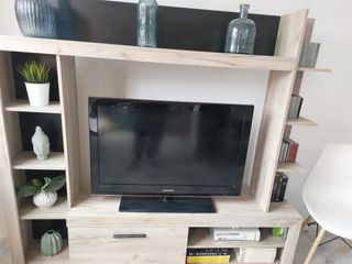 Mueble salón roble.