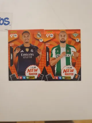 Cartas Adrenalyn 2025/26 New Masters