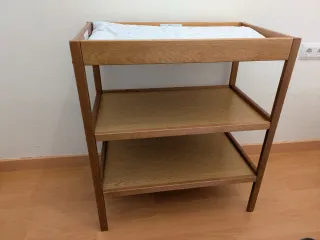 Mesa Cambiador Clásica Vintage Madera