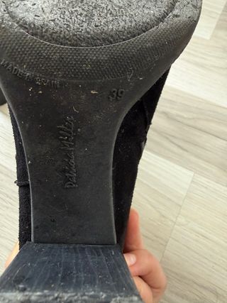 Botines tacón Patricia Miller negro T39