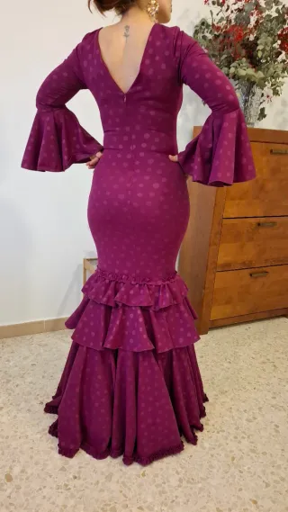 Traje de Flamenca Buganvilla con Lunares II.