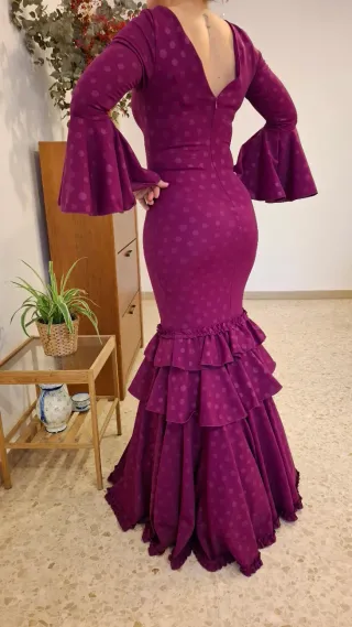 Traje de Flamenca Buganvilla con Lunares II.