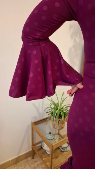 Traje de Flamenca Buganvilla con Lunares II.