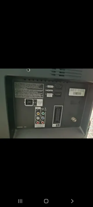 Televisor Panasonic Negro