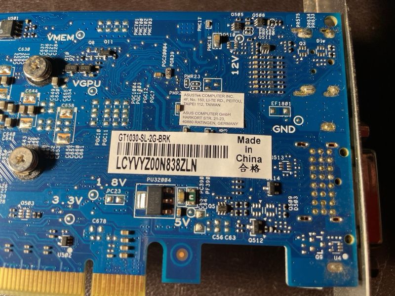 Tarjeta Gráfica Asus GeForce GT1030 2GB afbeelding 5