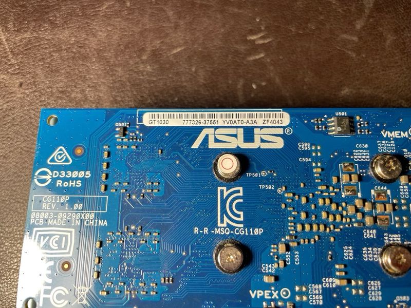 Tarjeta Gráfica Asus GeForce GT1030 2GB afbeelding 6