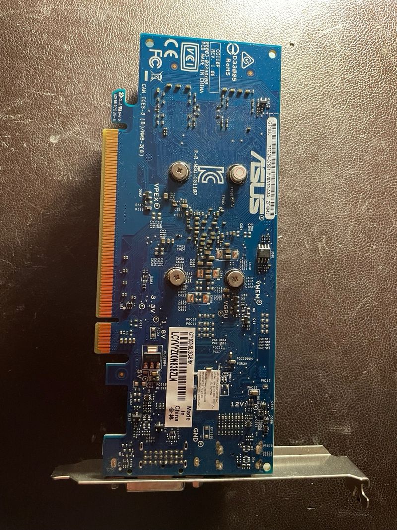 Tarjeta Gráfica Asus GeForce GT1030 2GB afbeelding 2