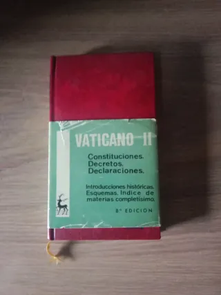Libro vaticano II- Constituciones.Decretos. Decla