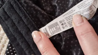 Conjunto lencería Tezenis negro con liguero nuevo