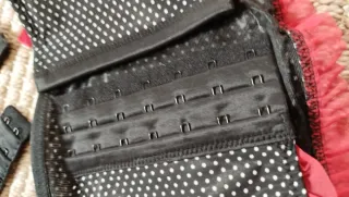 Conjunto lencería Tezenis negro con liguero nuevo