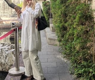 Camisón blanco talla única