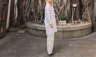 Camisón blanco talla única