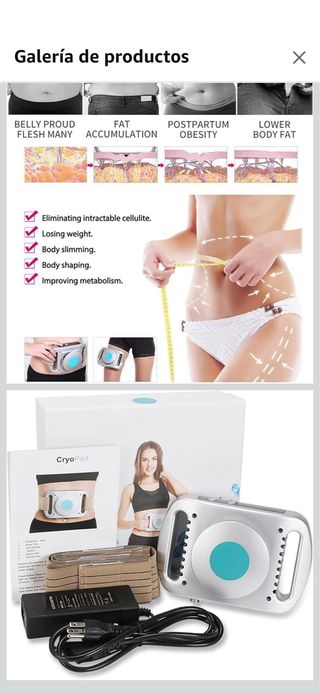 Máquina de criolipólisis