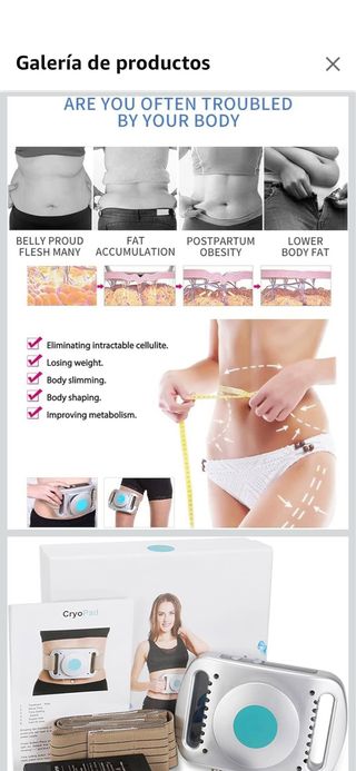 Máquina de criolipólisis