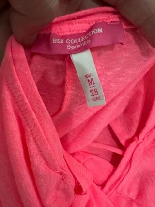 Camiseta Bershka Rosa Talla XS
