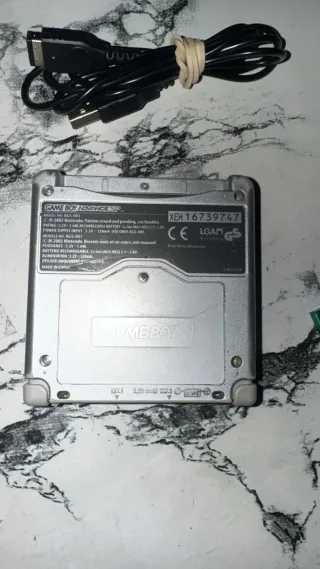 Consola Game Boy SP Plata Tribal - Piezas