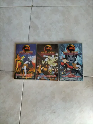 Lote 3 VHS Mortal Kombat (Español)