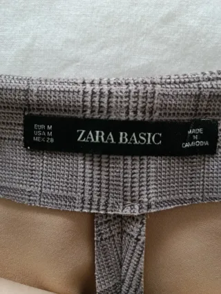 Falda pantalón cuadros